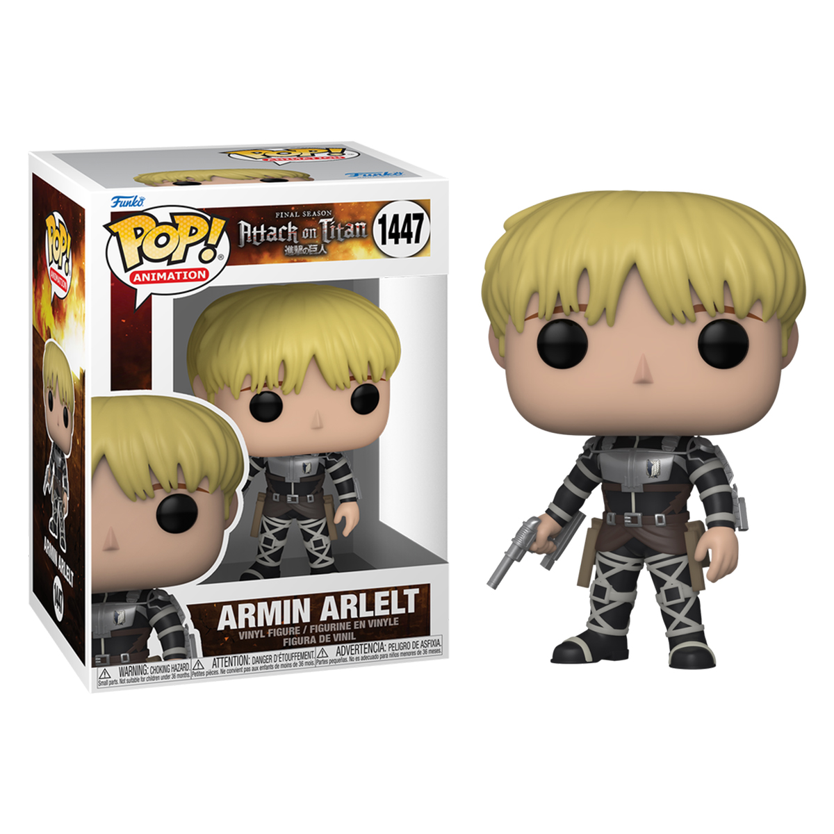 Ігрова фігурка Funko POP! серії "Атака титанів" - Армін Арлерт — фото 2