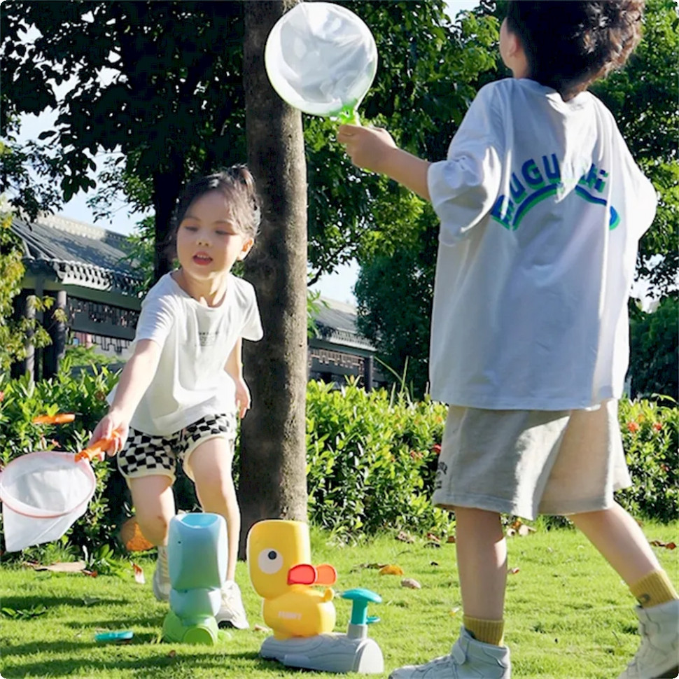 Розважальна гра-фризбі для дітей Catching Games Little Bessn 201Y 2 сачка, 8 дисків — фото 9