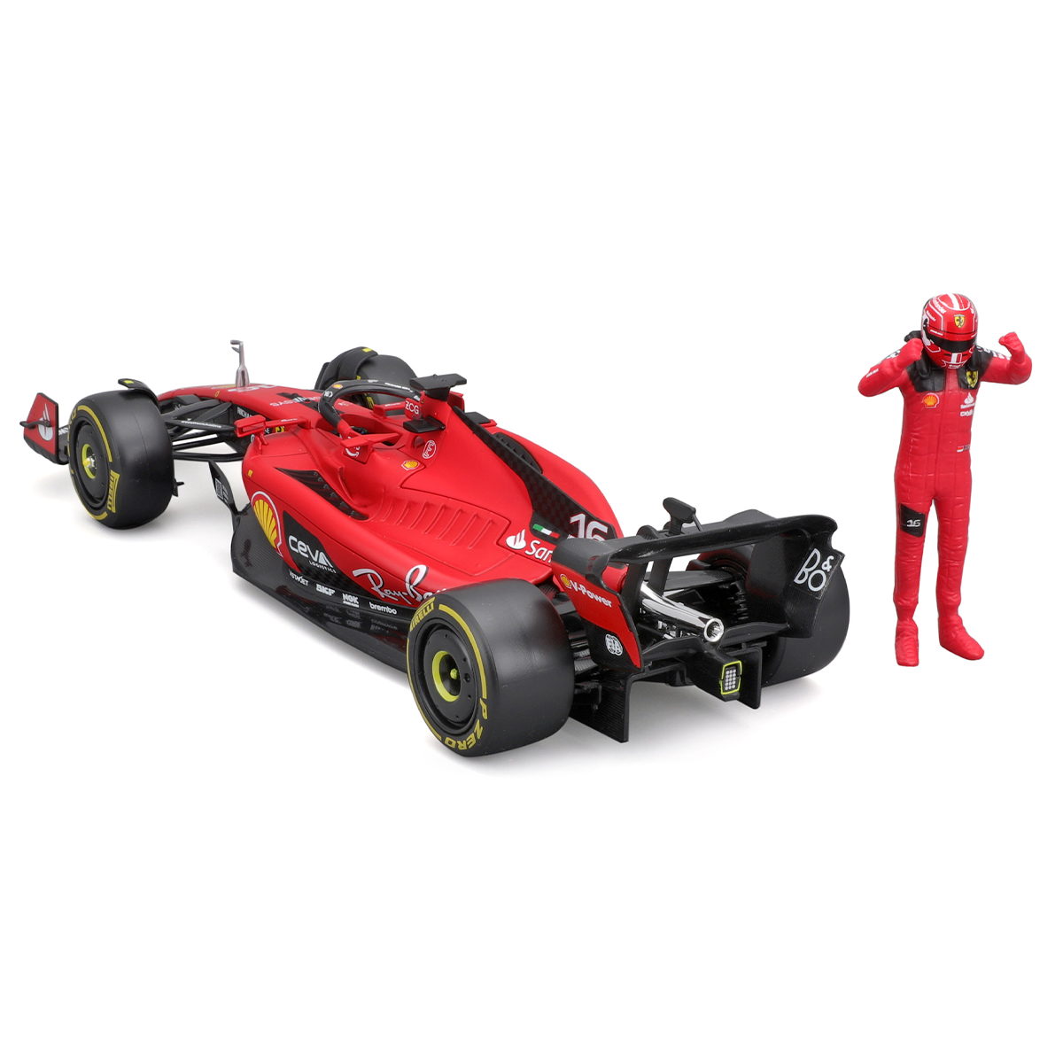 Автомодель з фігуркою - Ferrari SF-23 (1:24) — фото 5