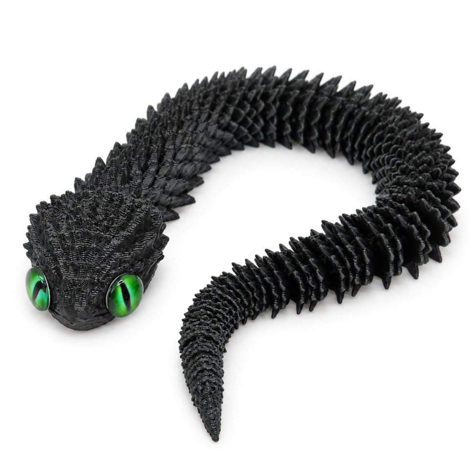 Дитяча іграшка-антистрес Змія SN1-4, 3D-друк, 30 см