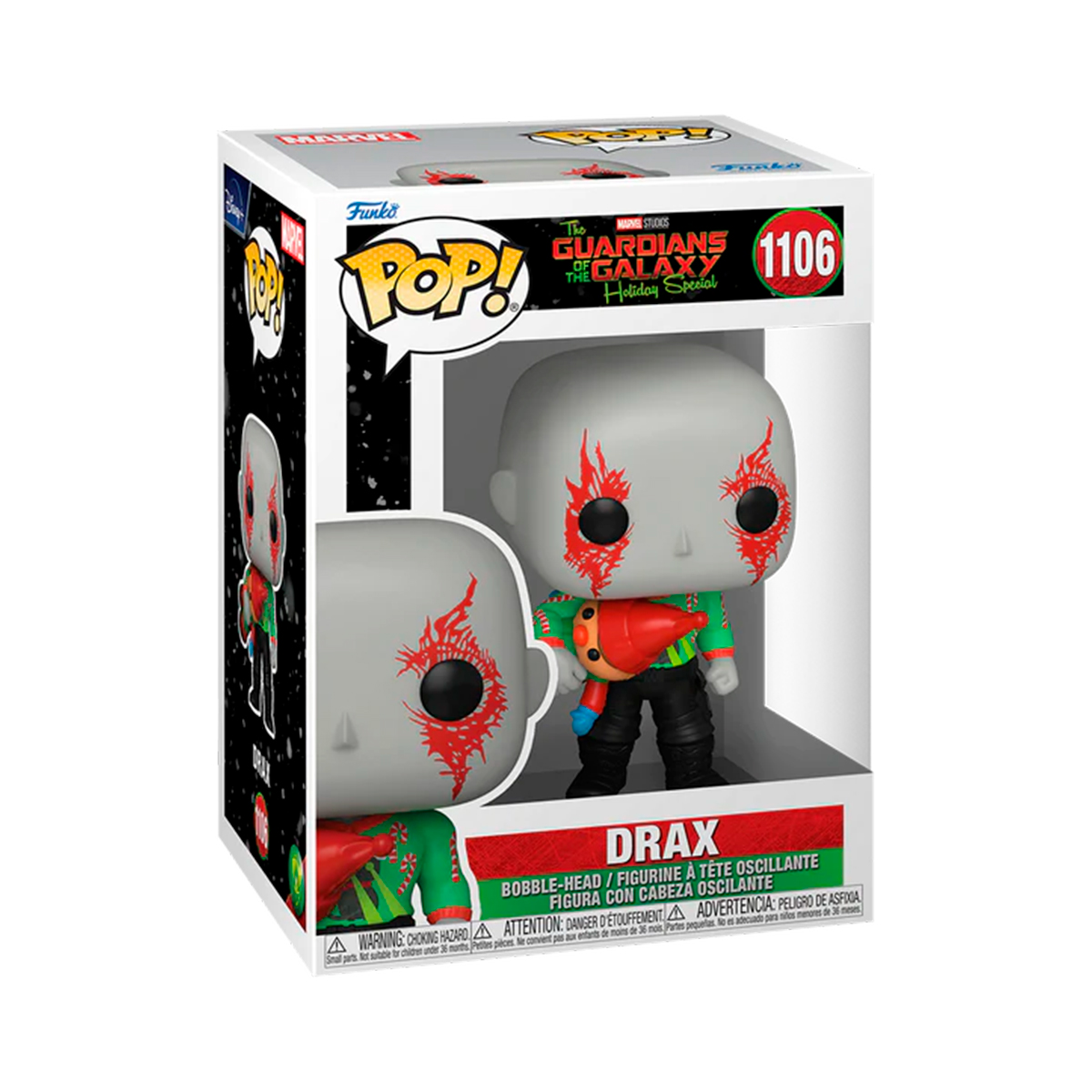 Ігрова фігурка Funko POP! серії "Вартові галактики: Holiday Special" – Дракс — фото 4