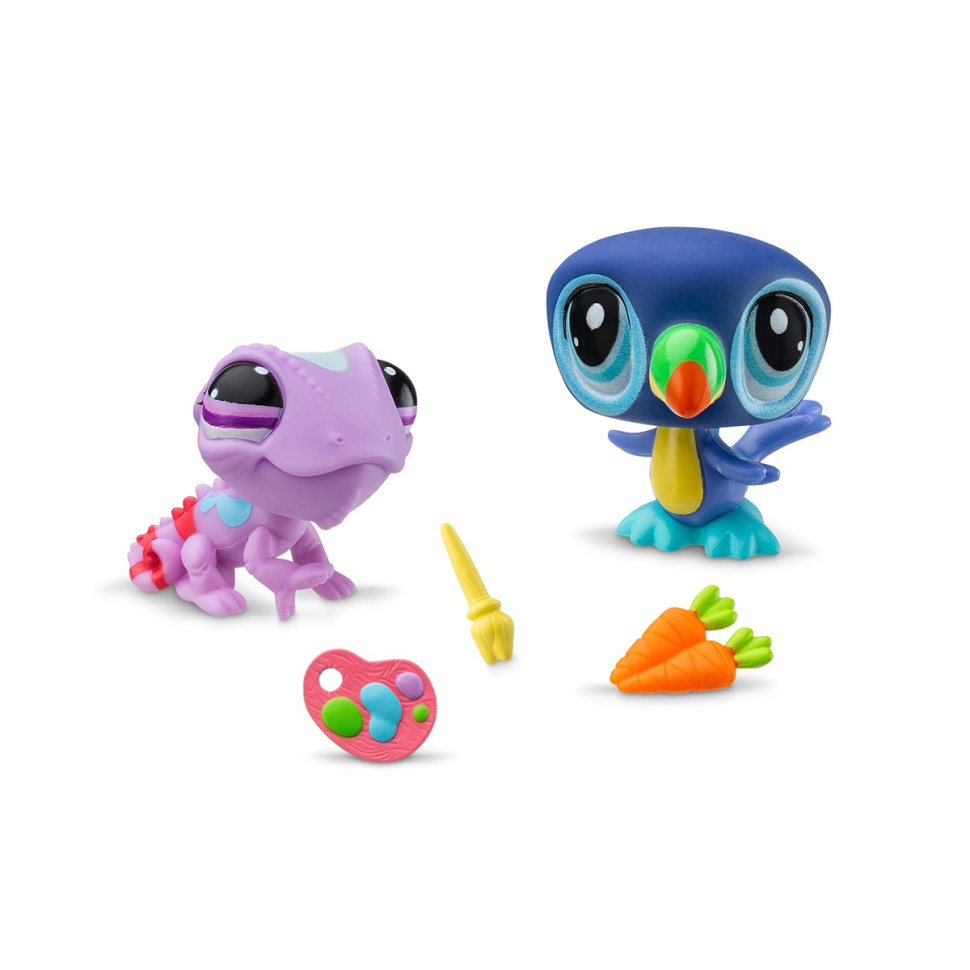 Ігровий набір "Друзі по мистецтву" Littlest Pet Shop 00507 аксесуари та 2 фігурки — фото 2