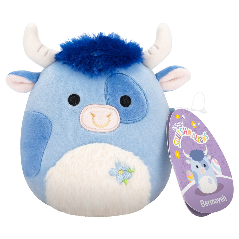 Дитяча м'яка іграшка Бик Бермайє Squishmallows SQER01181, 13 см — фото 7