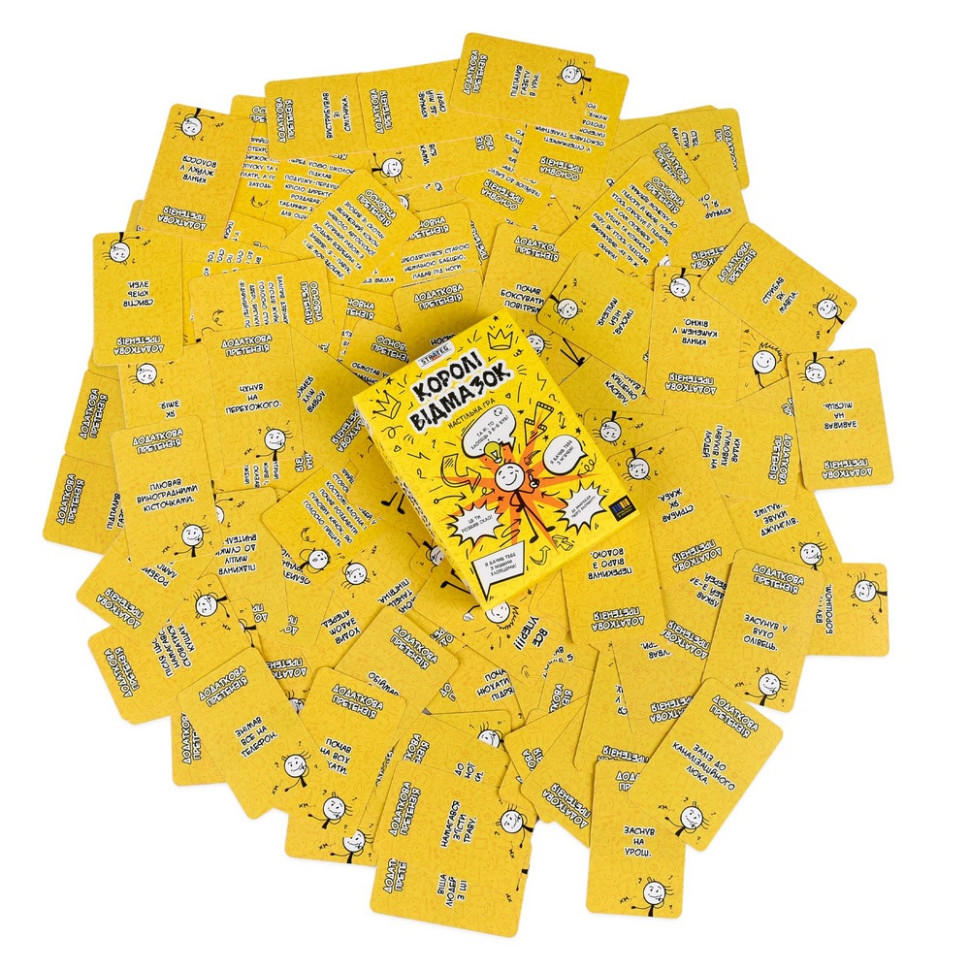 Настольная игра "Короли отмазок" 30945 инструкция, игральные карты — фото 3