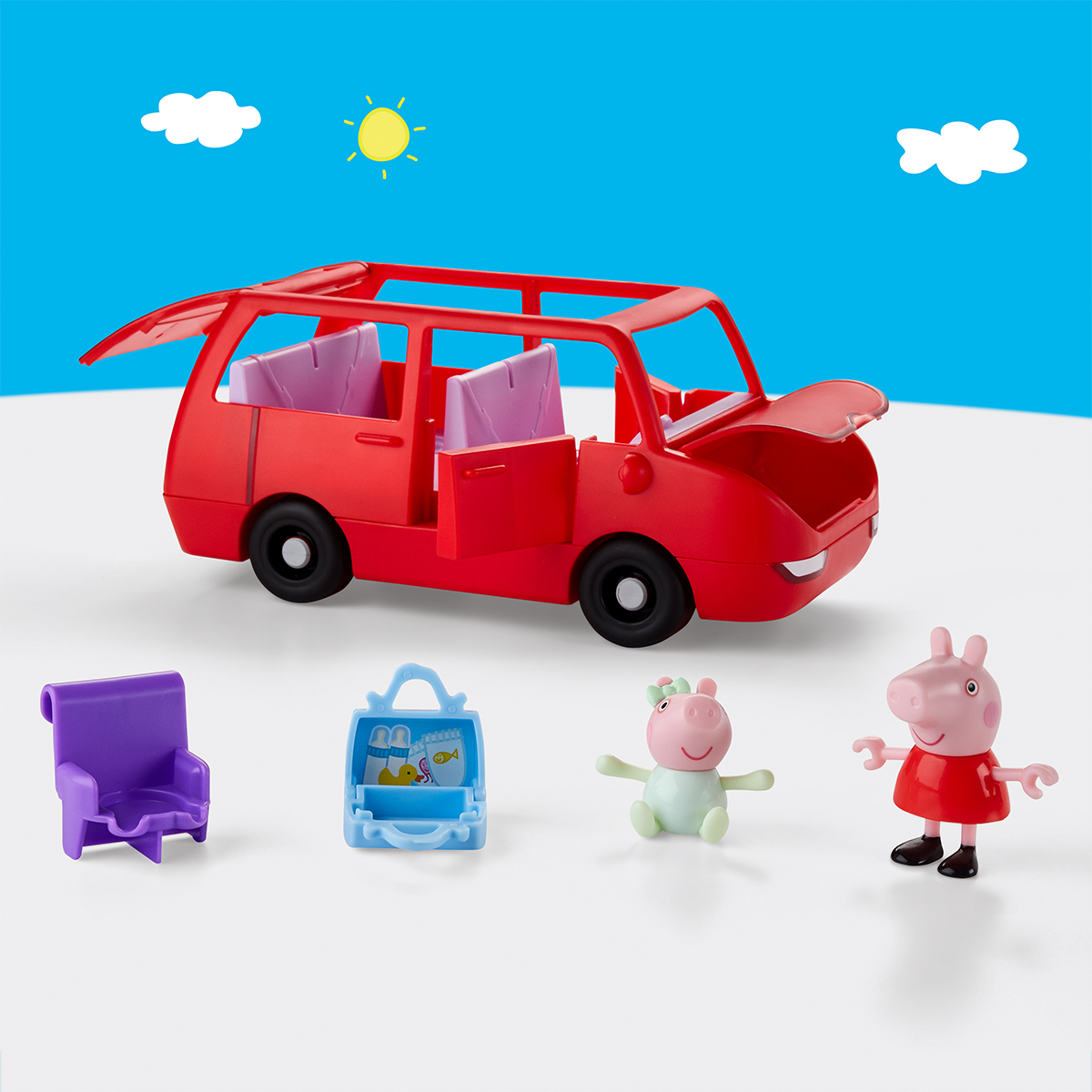 Ігровий набір Peppa Figurines – Великий Родинний Автомобіль Пеппи — фото 10