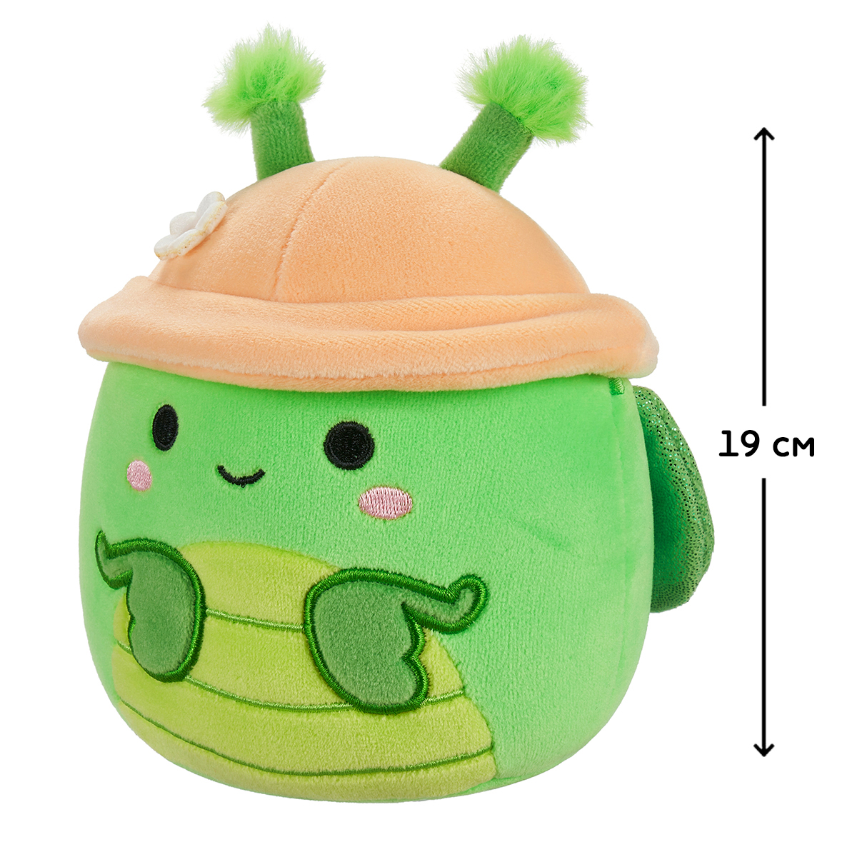М'яка іграшка Squishmallows - Богомол Трентон у Капелюсі (19 cm) — фото 2