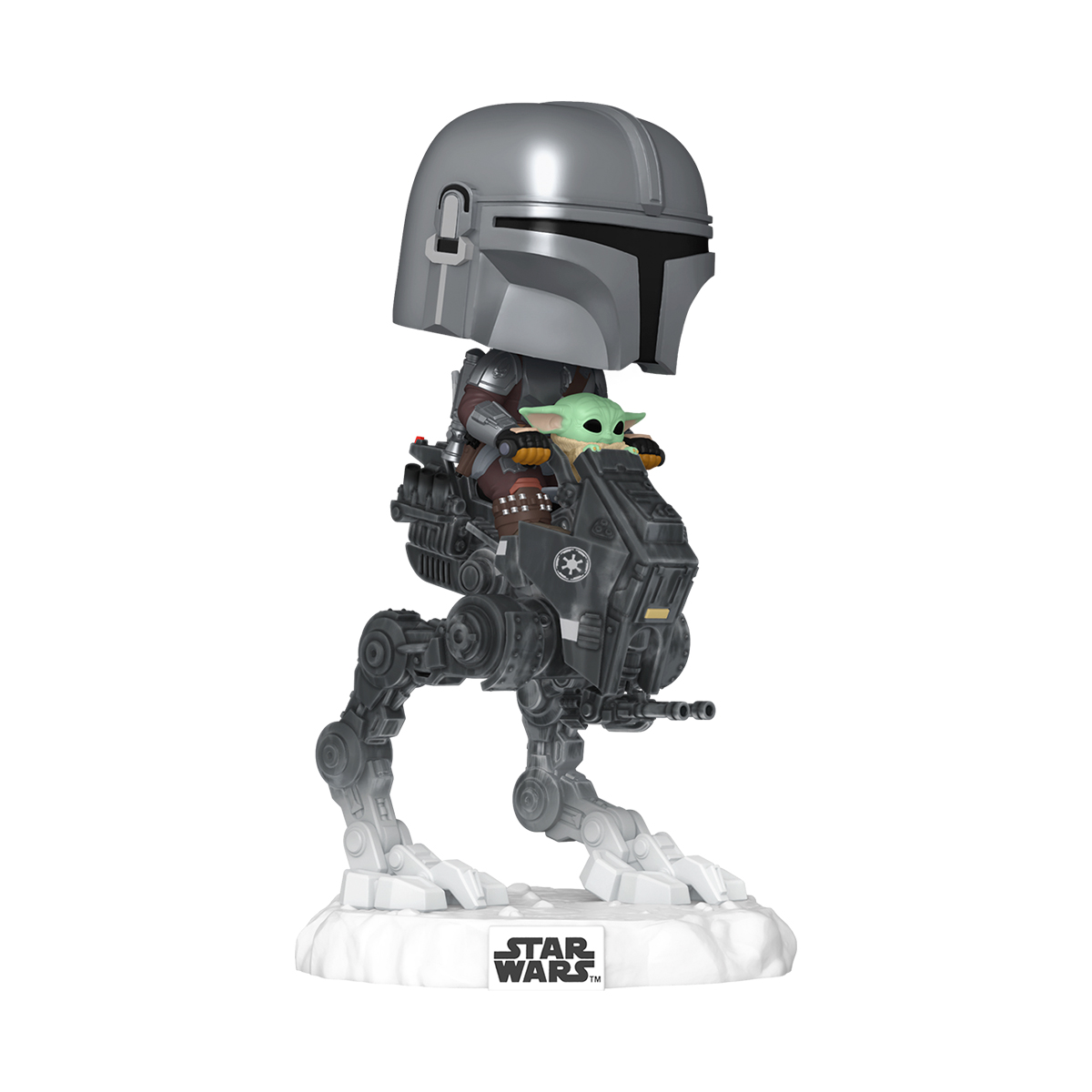 Ігрова фігурка Funko POP! Rides серії "Мандалорець і Ґроґу" - Мандо з Ґроґу На Всюдиході — фото 2