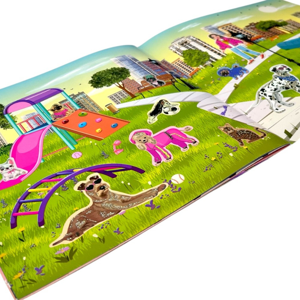 Дитяча книжечка з наклейками "Dogs & Cats" РМ-87-02 — фото 2