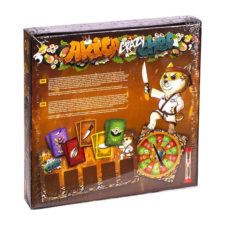 Настольная игра "Akita Crazy Chef" G-ACC-01-01 с песочными часами — фото 3