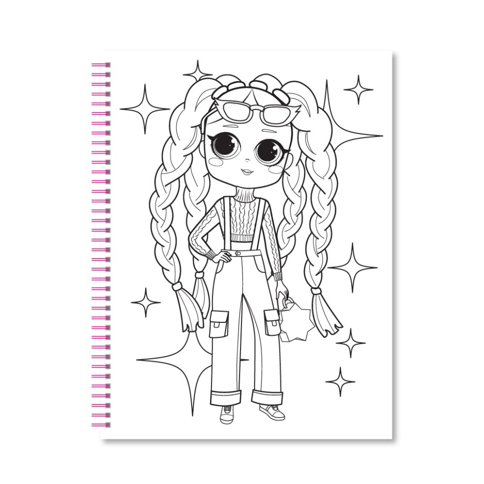 Дитяча розмальовка з олівцями "Coloring fun" НТ-39-01, 24 аркуши — фото 3