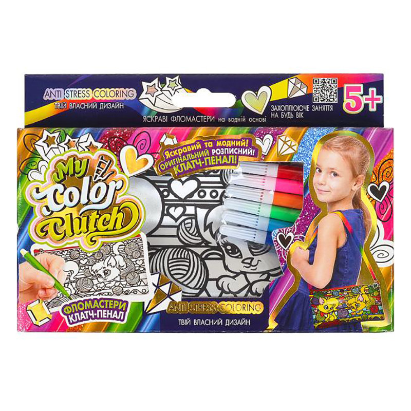 Набір для творчості "My Color Clutch" CCL-02-01U...06U з фломастерами Вид 5