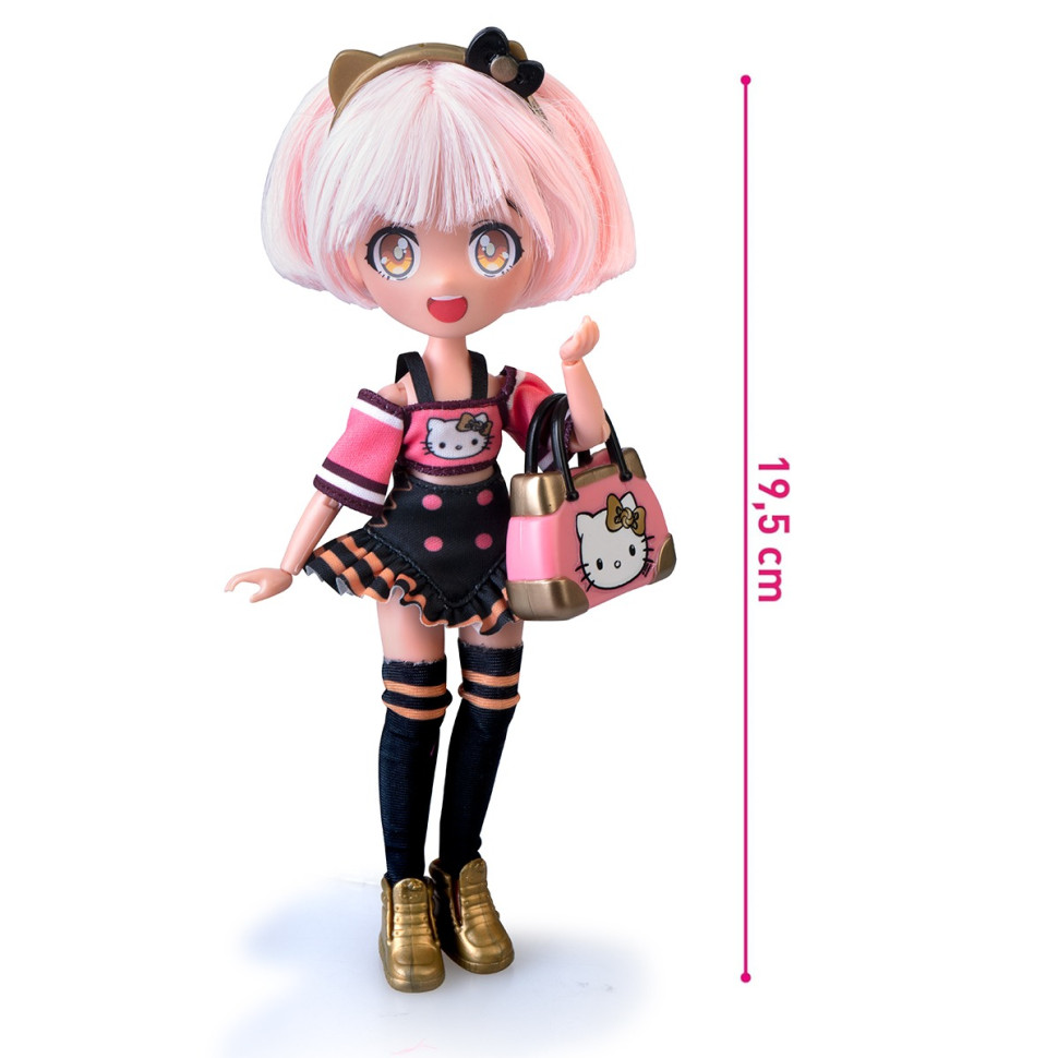 Дитяча лялька "Золота Роллер Діва" 4SF Manga Dolls HKTF1000 серії "Hello Kitty" — фото 3