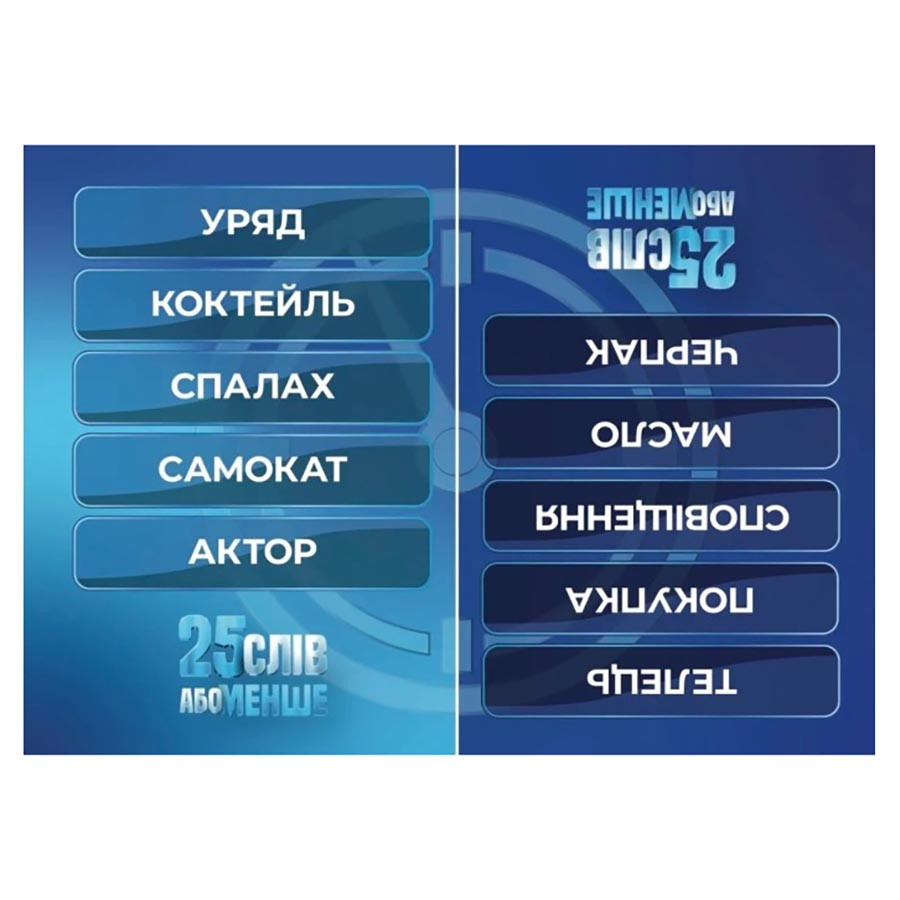 Настільна гра "25 слів або менше" 290100, 300 карток — фото 5