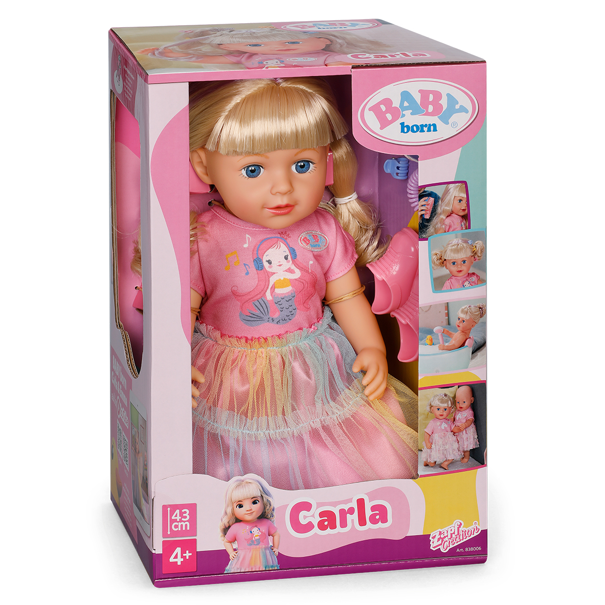 Лялька BABY born – Чарівна Карла (43 см, з аксес.) — фото 2