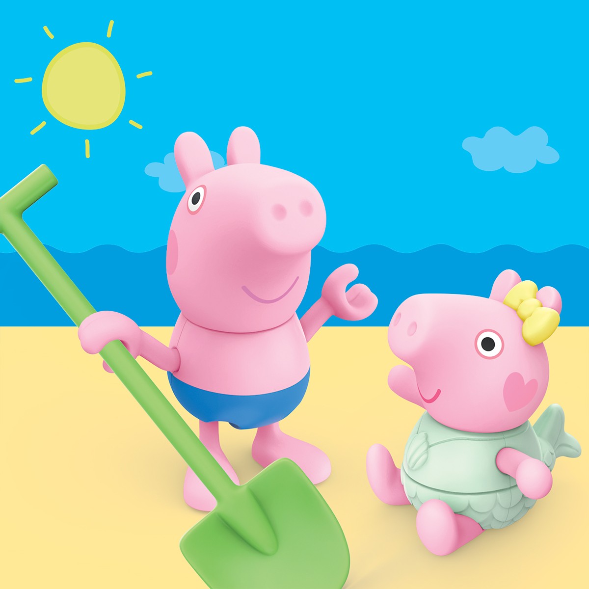 Ігровий набір Peppa Figurines – Три Маленькі Свинки На Пляжі — фото 8