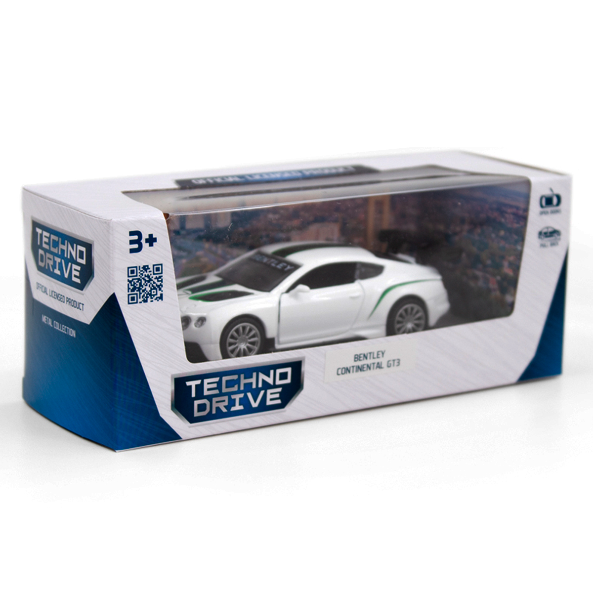 Автомодель - Bentley Continental GT3 (білий) — фото 4