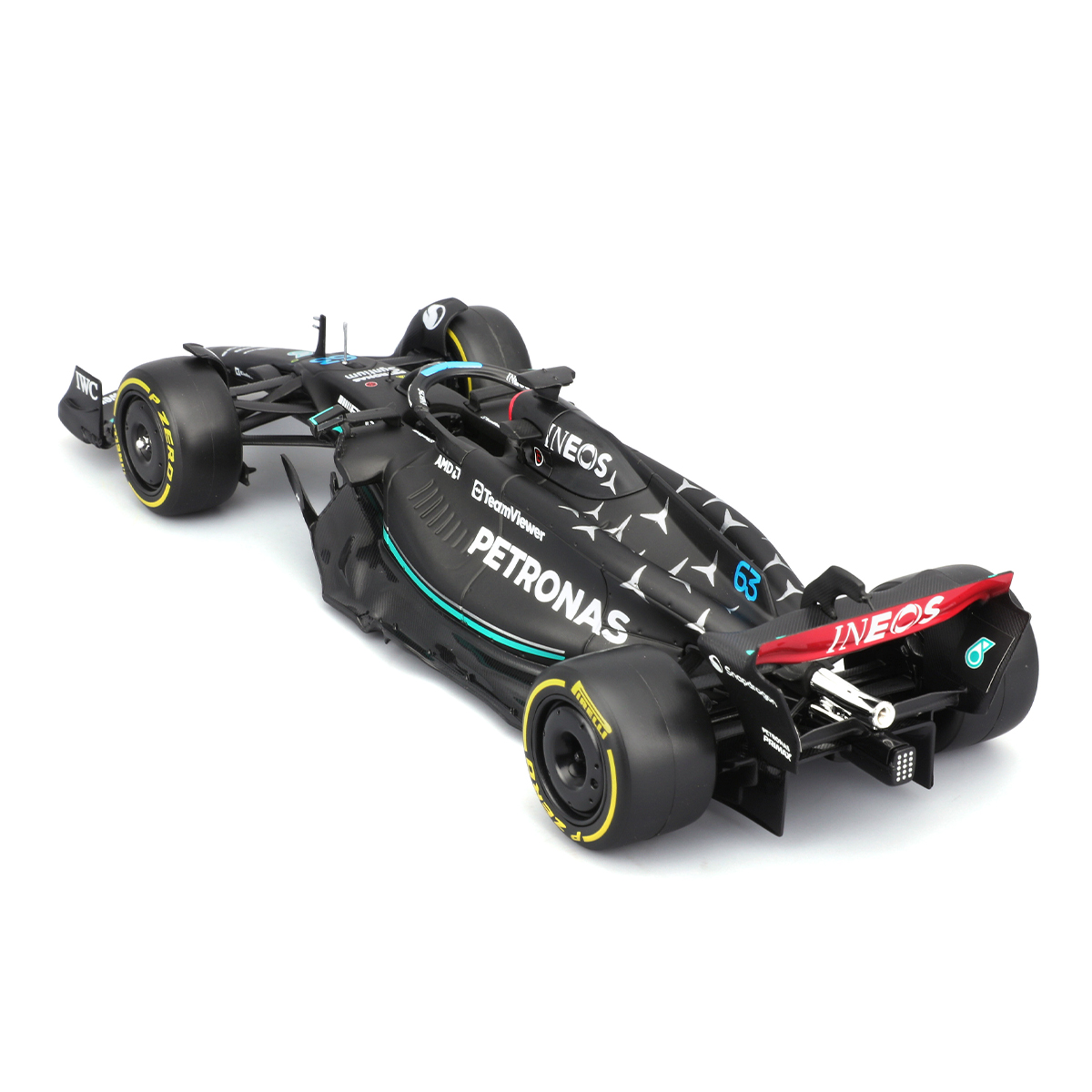 Автомодель з фігуркою - Mercedes-AMG F1 W14 E Performance (1:24) — фото 12
