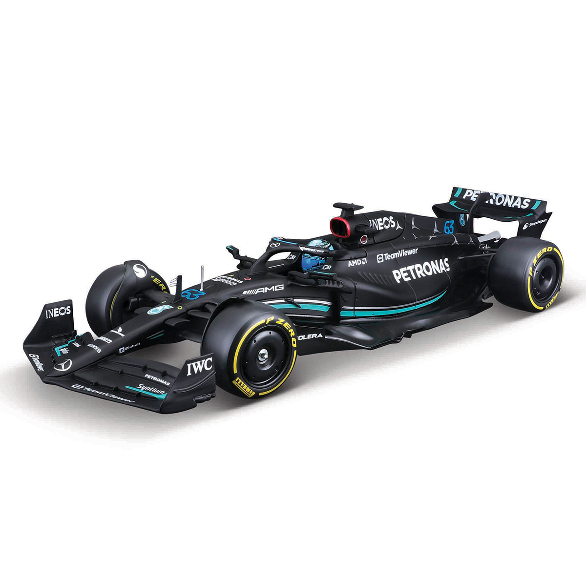 Авто-конструктор - Mercedes-AMG F1 W14 Performance (1:24) — фото 7