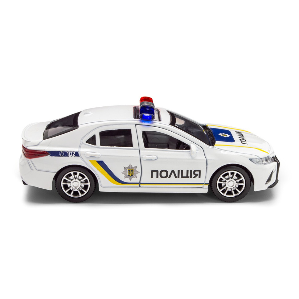 Автомодель дитяча Toyota Camry Поліція TechnoDrive KM250416 масштаб 1:43 — фото 2