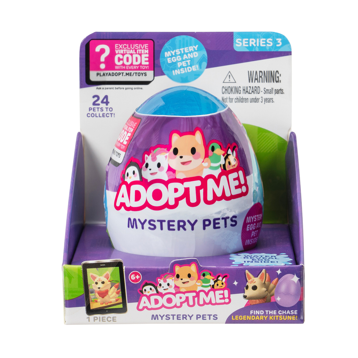 Іграшка-сюрприз в яйці Adopt Me! S3 – Казкові Тварини (24 видів, в асорт.)