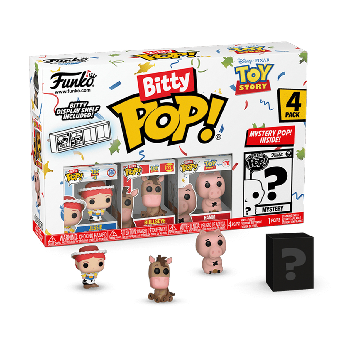 Набір ігрових фігурок Bitty POP! серії "Історія іграшок" - Джессі (4 фігурки в ас.)