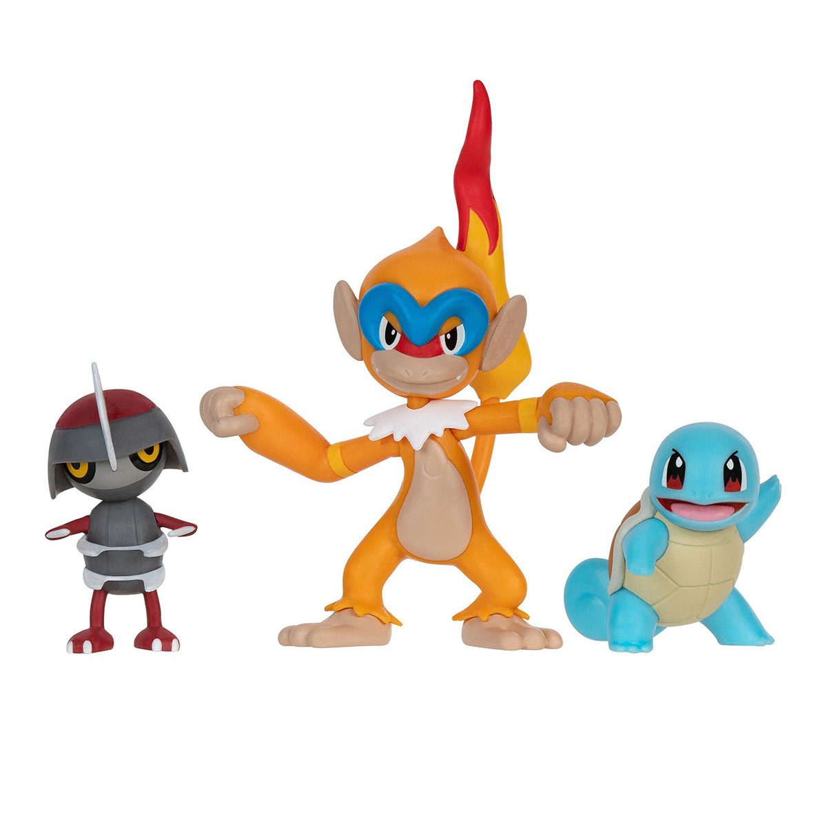 Набір ігрових фігурок Pokemon W18 - Поньярд, Сквіртл, Монферно — фото 2