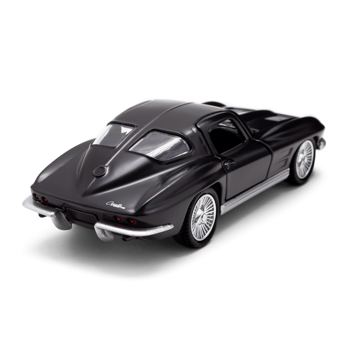 Автомодель - Chevrolet Corvette Split Window 1963 (матовий чорний) — фото 11