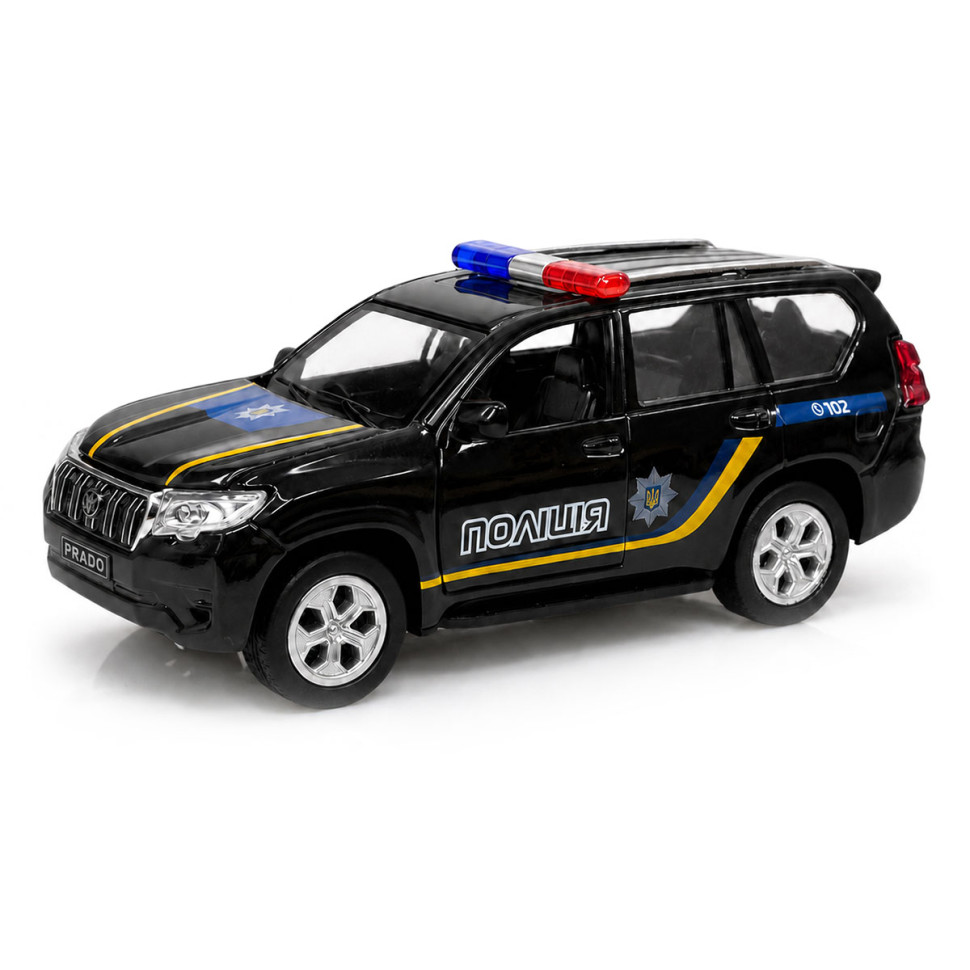 Автомодель дитяча Toyota Prado "Поліція" TechnoDrive KM260416P, масштаб 1:40
