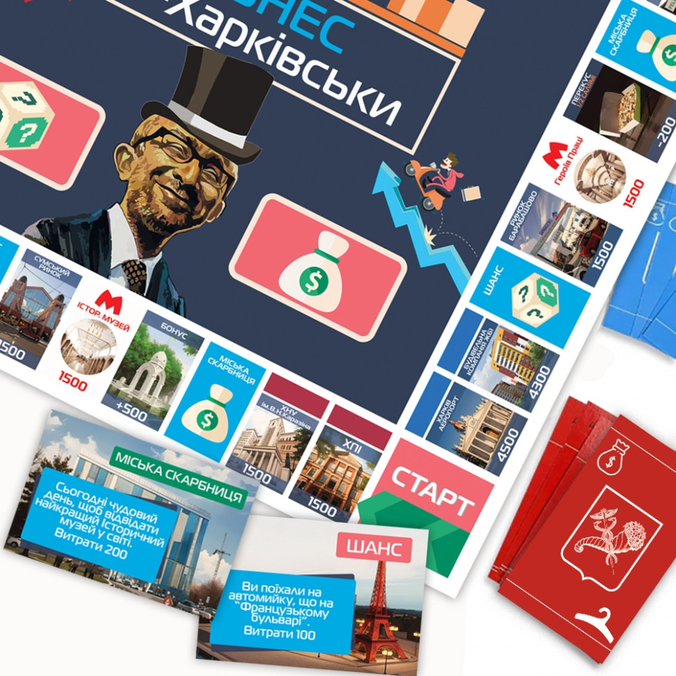 Настольная игра "Монополия Бизнес по-Харьковски" PLR-0027 — фото 11