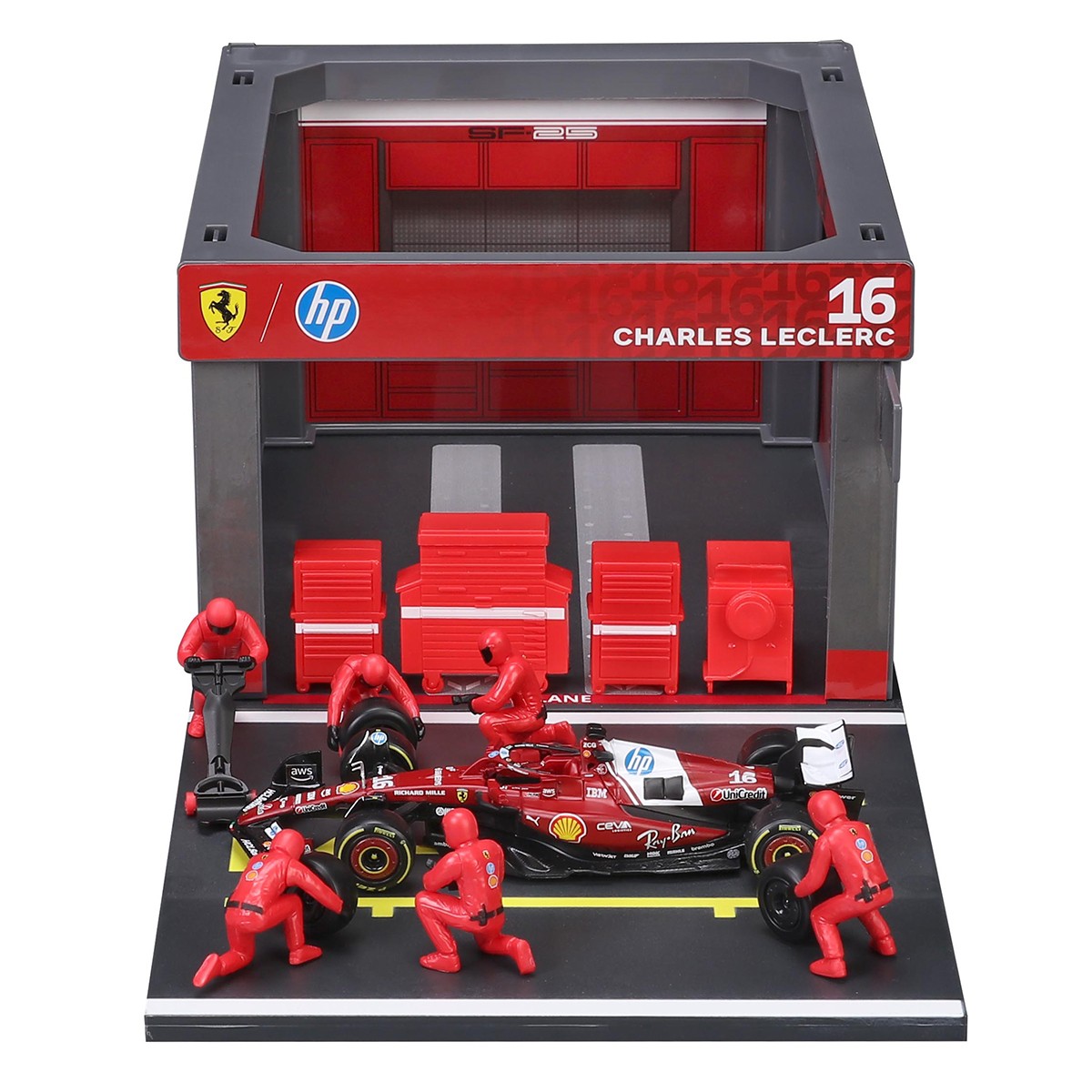 Игровой набор - PIT PASS Ferrari SF-25 (1:43) — фото 7