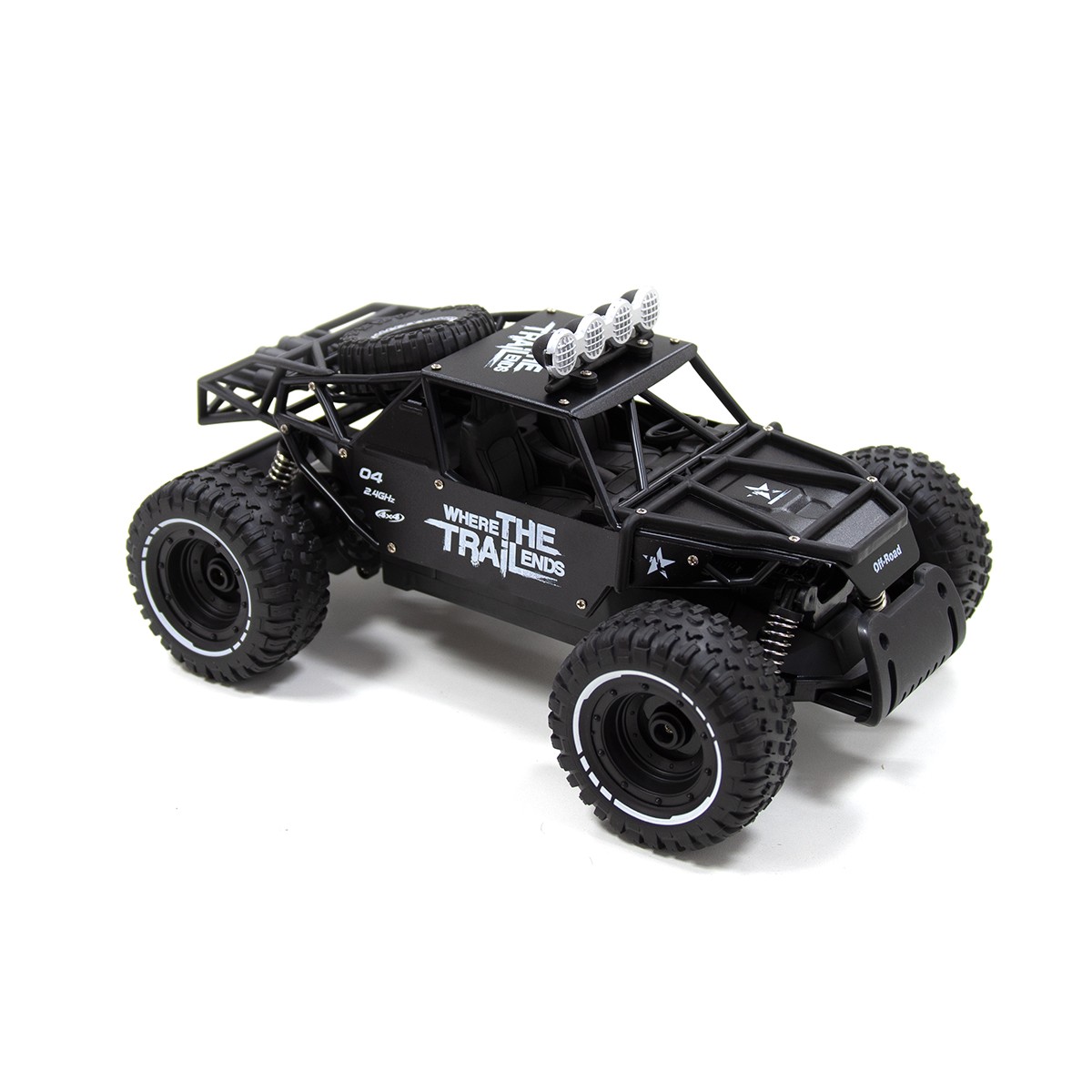 Автомобіль OFF-ROAD Crawler з р/к - RACE (матовий чорний, метал. корпус, акум.6V, 1:14) — фото 10