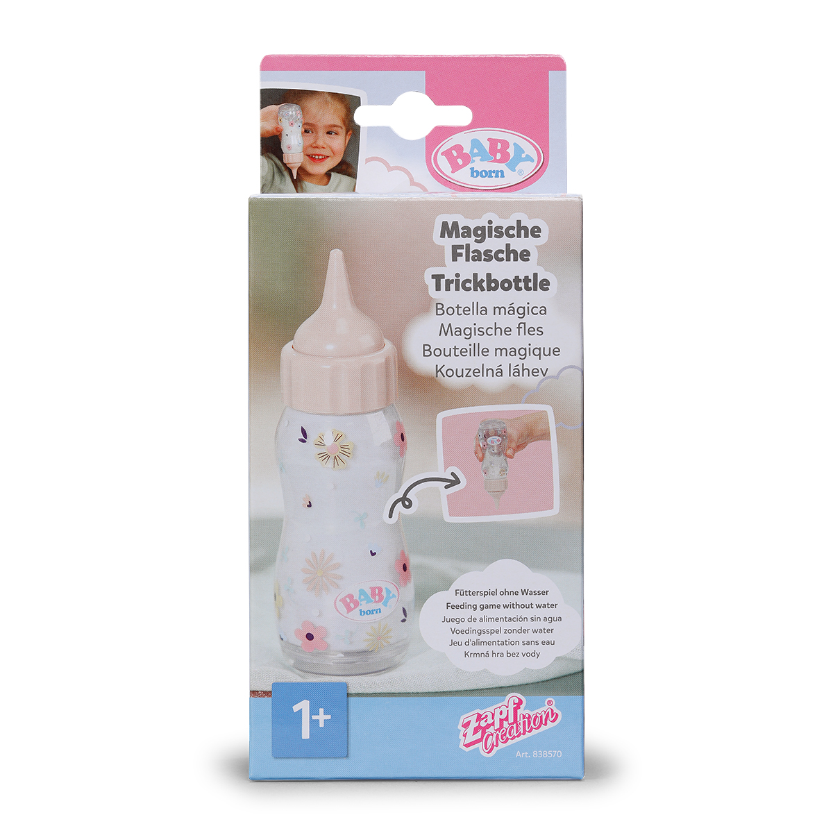 Бутылочка для куклы BABY born – Волшебное Кормление — фото 6
