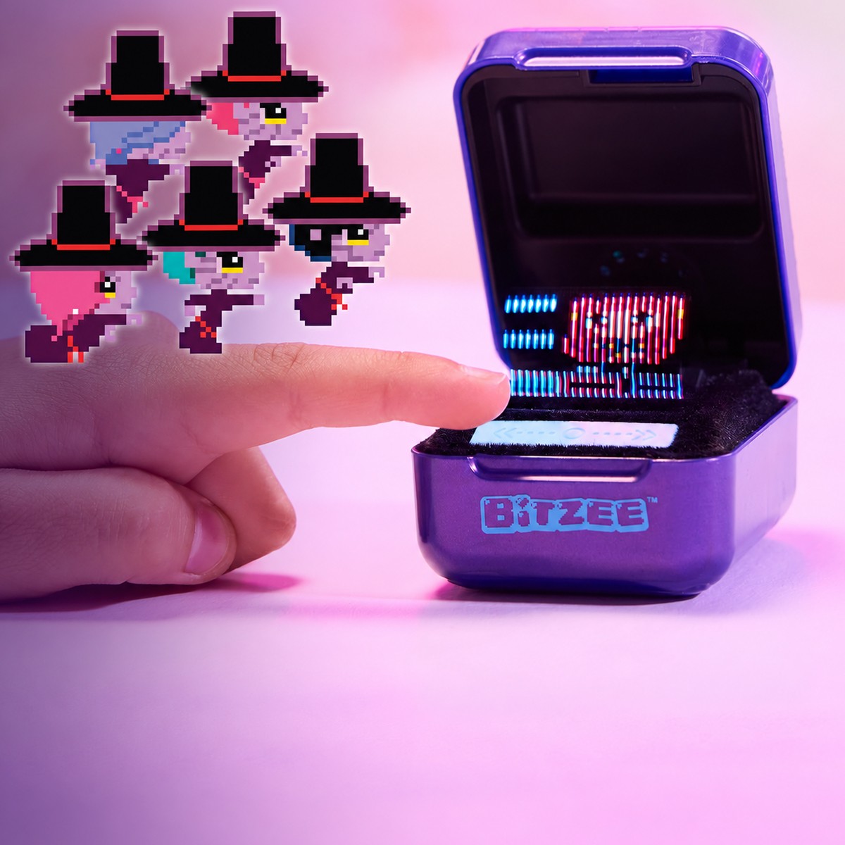 Інтерактивна іграшка з віртуальними цифровими героями Bitzee - Кейпоп-Мисливиці На Демонів — фото 7