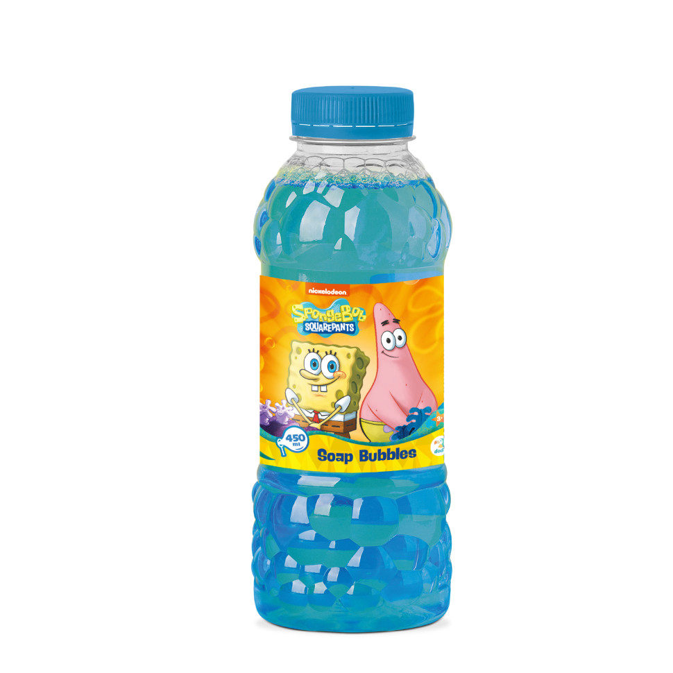 Мильні бульбашки "Mega Bubbles з тарілкою SpongeBob" 200636 об'єм 450 мл
