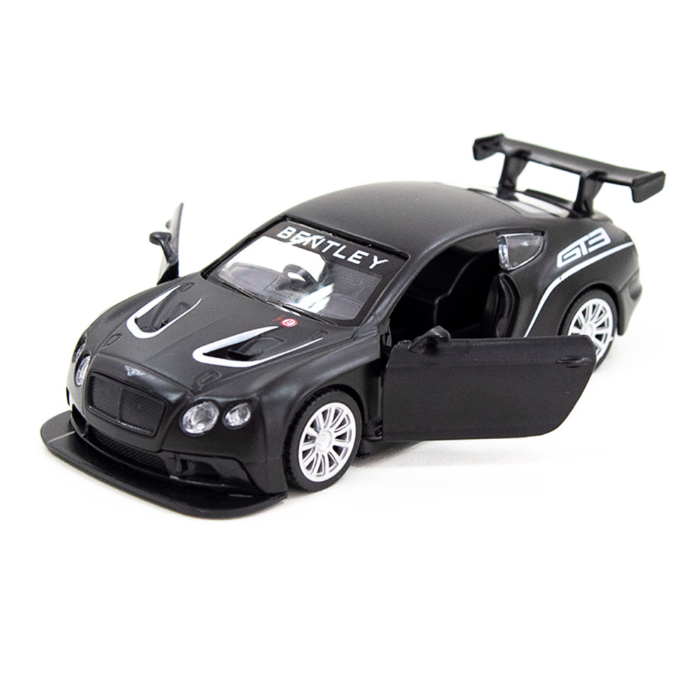 Детская автомодель BENTLEY CONTINENTAL GT3 TechnoDrive 250259 матовый черный — фото 8