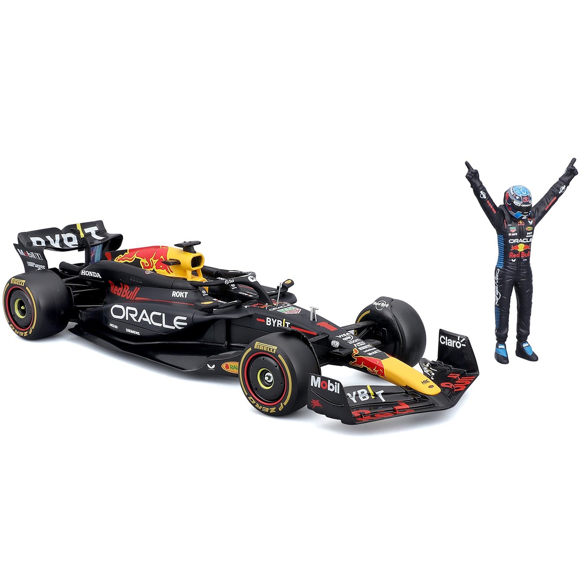 Автомодель з фігуркою – Oracle RED BULL Racing RB20 (2024) (1:24) — фото 7