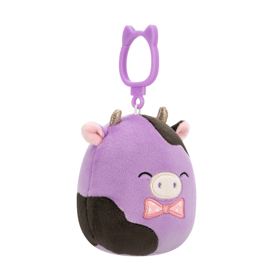 М'яка іграшка на кліпсі Корівка Олексі Squishmallows SQCP00463, 9 см — фото 3
