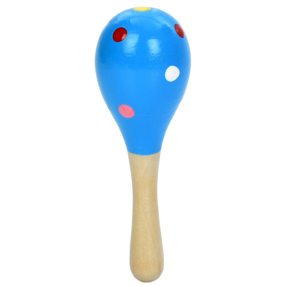 Дерев'яна дитяча іграшка "Маракас" MD 2192(Blue) 11,5 см