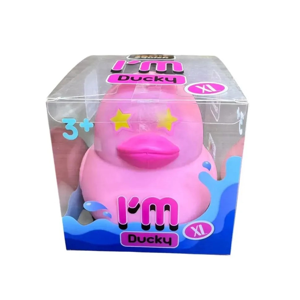 Дитячий антистрес "Крутий заміс - I'm Ducky XL" MonsterGum AS25003 Рожевий — фото 5