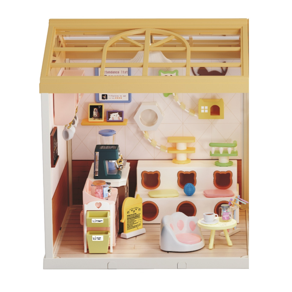 Конструктор-румбокс "Котокафе" Mini House 8007-MH, серії "Інтер'єр" 145 деталей — фото 4