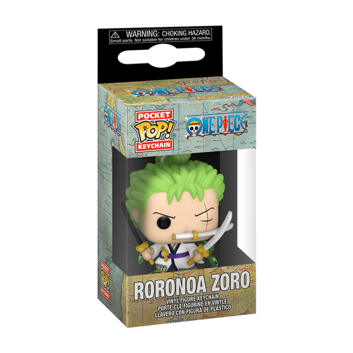 Игровая фигурка на клипсе Funko POP! cерии "Большой куш" - Ророноа Зоро — фото 3