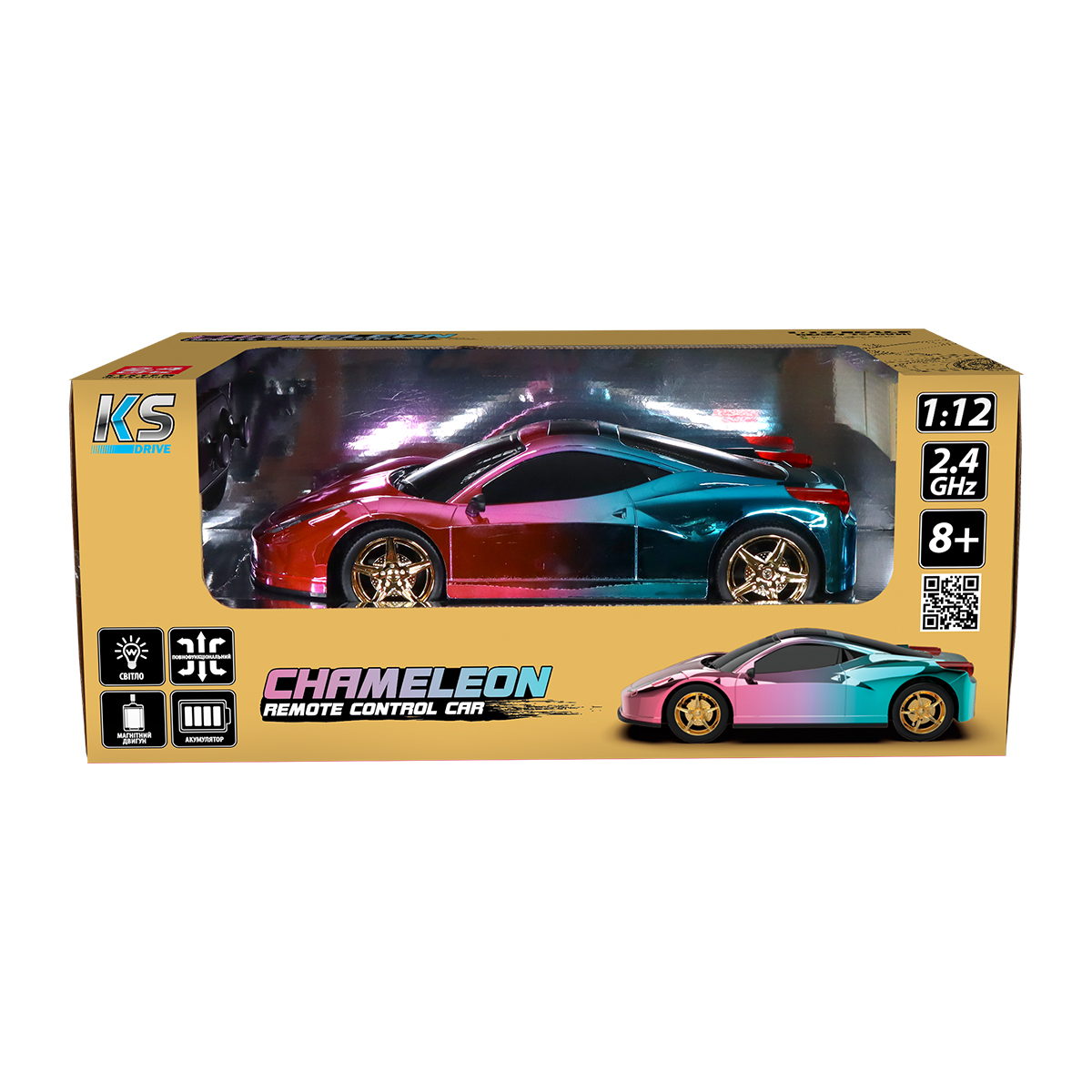 Автомобіль KS Drive на р/к – Chameleon (1:12, 2.4 ГГц, акум. 3,7 V) — фото 10