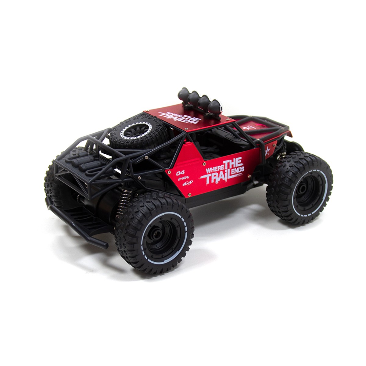Автомобіль OFF-ROAD Crawler з р/к - RACE (матовий червоний, метал. корпус, акум.6V, 1:14) — фото 9