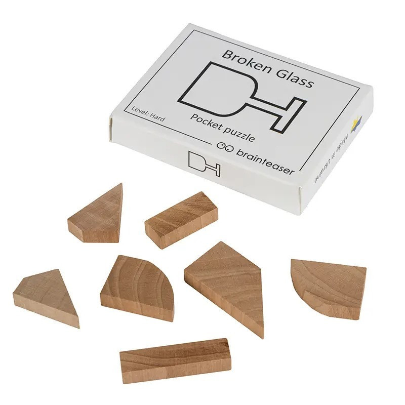 Набір дерев'яних головоломок "Wooden mini puzzle set" Заморочка 12en — фото 7