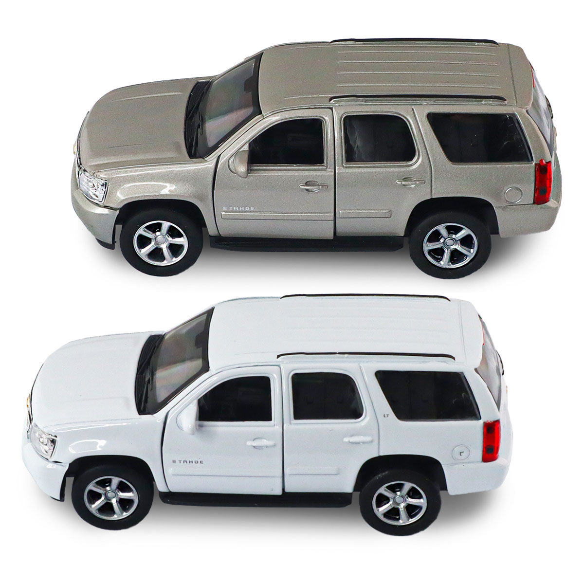 Автомодель - Chevrolet Tahoe 2008 (білий, сірий) — фото 8