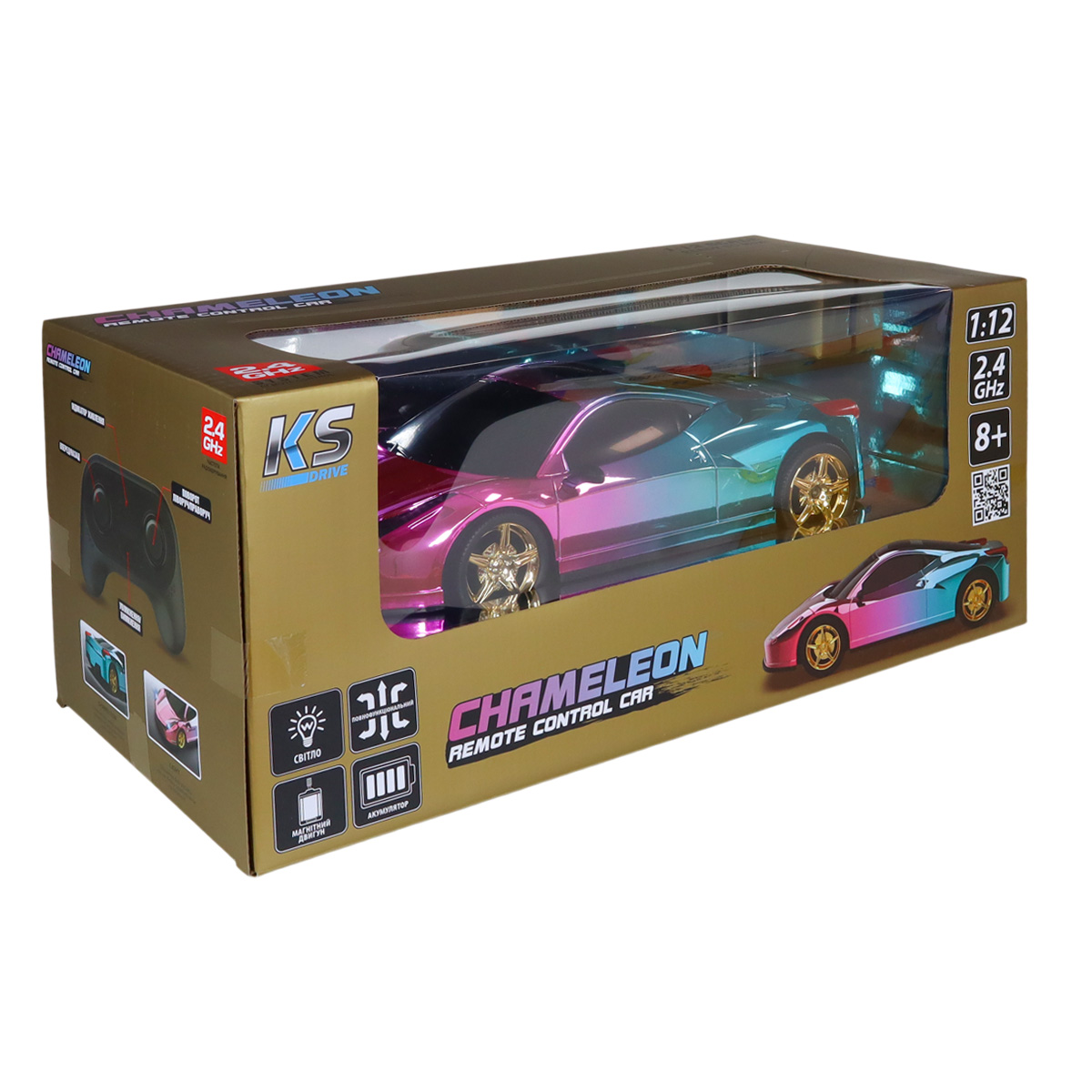 Автомобіль KS Drive на р/к – Chameleon (1:12, 2.4 ГГц, акум. 3,7 V) — фото 5