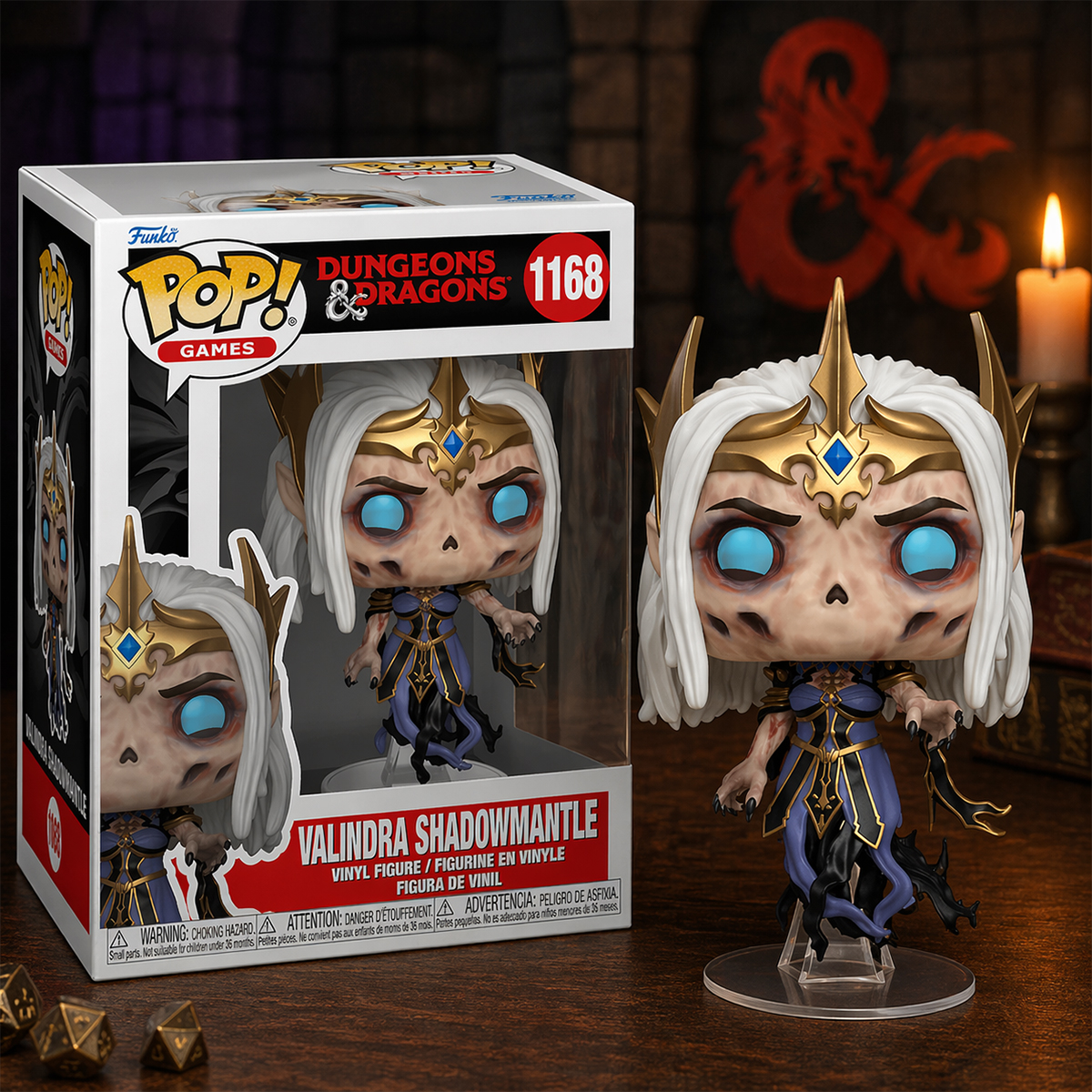 Ігрова фігурка Funko POP! серії "Підземелля та Дракони" - Валіндра Шедоумантл — фото 3