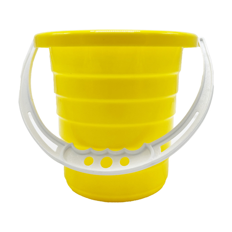 Дитяче відро для пісочниці "Середнє" S0009(Yellow) жовтий 14 см