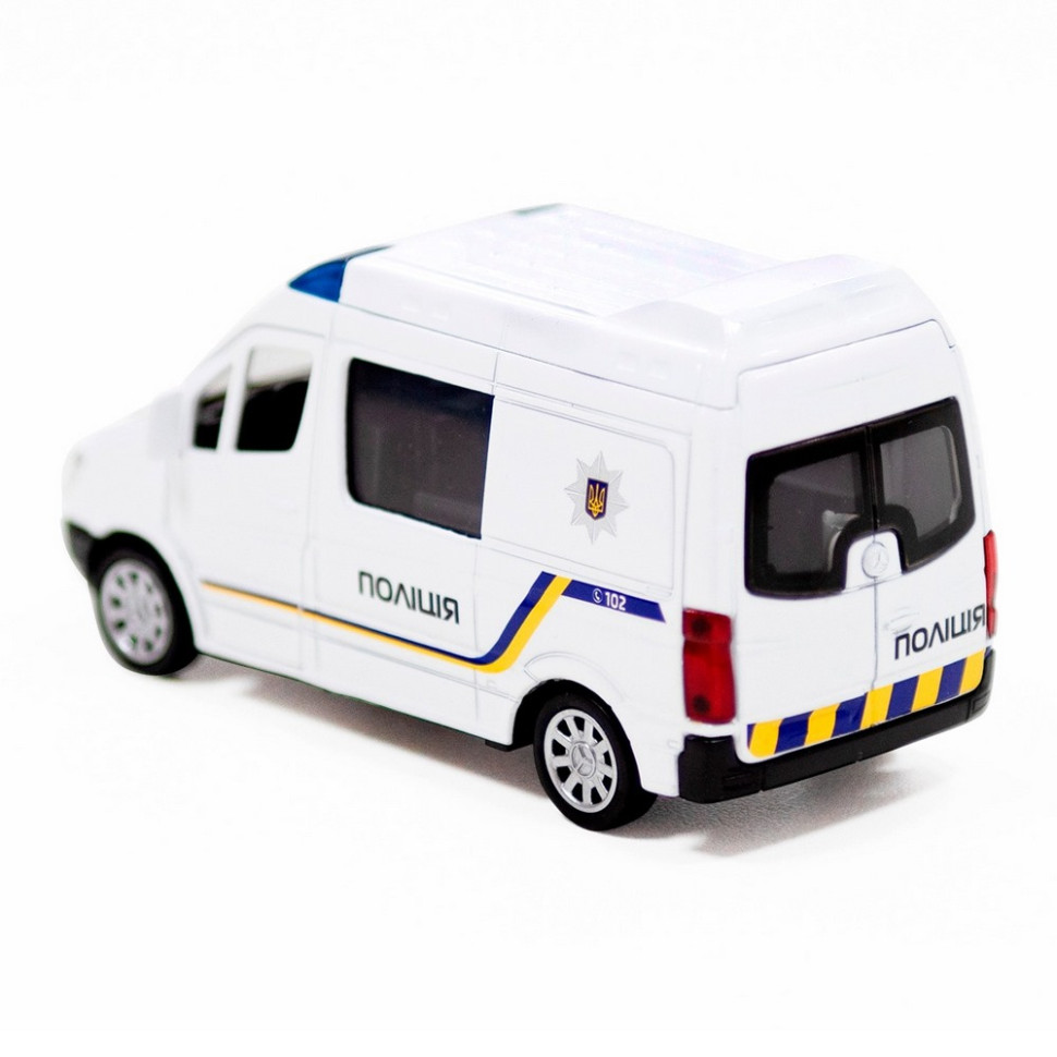 Автомодель дитяча Поліція Mersedes-Benz Sprinter TechnoDrive 250294 інерційна — фото 5