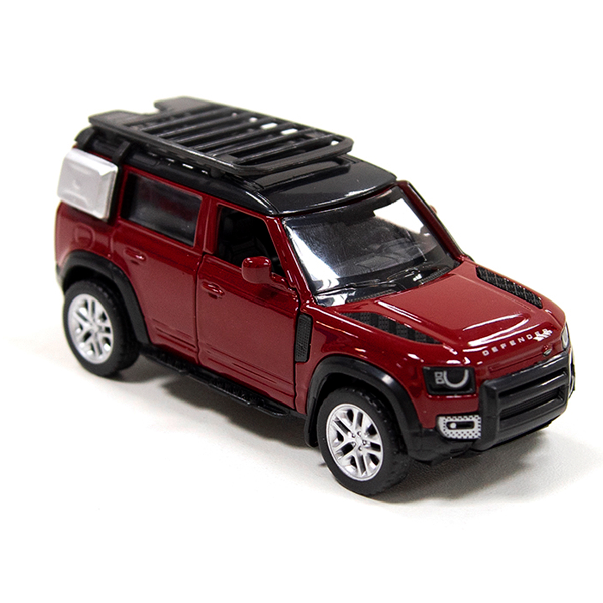 Автомодель - LAND Rover Defender 110 (червоний) — фото 10